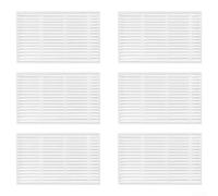 For Haier HSR Home for M3 Robot Vacuum Cleaner Replacement HEPA Filter, 6-Pack, Plastic + Filter Paper Material, White