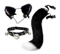 for Halloween Costumes, Halloween Hair Hoop | Realistic Women Halloween Costume Headband and Tail Set | Comfortable Halloween Headwear Halloween Headwear for Fest