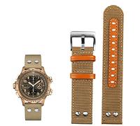 For Hamilton Khaki aviation Watch H77616533 H70615733 Watch Strap Men WatchBand Beyond wind speed series nylon canvas 20mm 22mm (Khaki silver Pin,22mm)