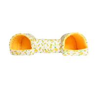 for Hamster: Washable Fabric Tube, Non-slip Base Design, Soft Plush Play Hall, Breathable Small Pet Activity Pair Chinchilla, Ferret, Cage