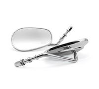For Har&ley Davi&dson FLHTC Classic FLSTC FXDB DYNA FXDF FLSTF Road King Classic 2Pcs/Pair Motorcycle Rearview Side Mirror Compatible Parts(Chrome)