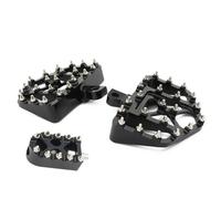 For Har&ley Dyna Sportster 883 Softail Street Bob FXDF XL883 XL1200 Motorcycle Wide Foot Pegs Footrest Offroad Pedals Non-Slip Shifter Pegs Pedal Pedal bracket(Black)
