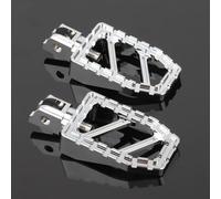 For Har&ley FLDE Deluxe 107 FLFB FLFBS Fat Boy FLHC FLHCS Heritage Classic Motorcycle Driver Footrest Foot Pegs Front Foot Pegs Riot Floorboards Pedal bracket(Chrome)
