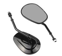 For Har&ley Road King FLHR Electra Glide Ultra Classic FLHTCU Ultra Limited FLHTK Street Glide FLHX 8mm Motorcycle Rear View Mirror Compatible Parts(Black)