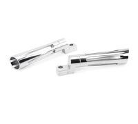For Har&ley Sportster XL1200 V/X/C/CW/N/T FXSB FXSE FXS FXCW FXC Motorcycle Driver Footrest Foot Pegs Front Footpegs Accessories Aluminum Alloy Pedal bracket(Chrome)
