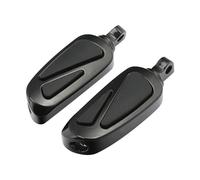 For Har&ley Sportster XL883 XL1200 With Diameter 11mm Dyna Fat Bob Touring Road King Road Glide FXDL Motorcycle Foot Pegs Footrest Footpegs Pedal bracket(Black)