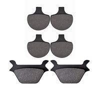 For HARLEY DAVIDSON DYNA FXD, FXDL, FXDWG, FXR, FXRS, FXRT, FXRD, FXLR Late 1987-1999 Motorcycle Front Rear Brake Pads Organic Disc