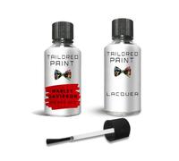 For Harley Davidson Motorcycle Bike Touch Up Paint Repair Kit Scratch Stone Chip Fix Wicked Red Touch Up + Lacquer