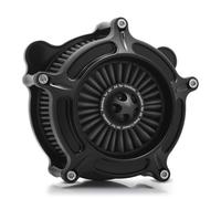 For harley davidson Sportster Air Cleaner filter street road glide M8 softail dyna 103 107 air intake Road King touring (OPS Black - Gray -Black spike, Model B : Softail 93-15,Touring 00-07)