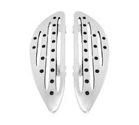 For Harley Dyna Softtail Softtail Glide Street Glide Super Glide Road King Modified Footrest Front Wide Footrest(Chrome)