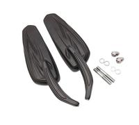 For Harley Fat Boy FLSTF Lo FLSTFB S FLSTFBS Breakout FXSB Motorcycle Rear View Side Mirrors(Black)