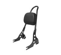 For Harley For Davidson XL 883C 883R 1200R 1200C XLH 883 1200 Motorcycle Detachable Rear Passenger Backrest Cushion Pad(Black)