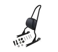 For Harley For Softail Cross Bones FLSTSB CVO Convertible FLSTSE Custom FXSTC FXST Detachables Tall Passenger Backrest(Black)