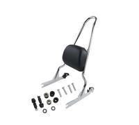 For Harley For Softail Cross Bones FLSTSB CVO Convertible FLSTSE Custom FXSTC FXST Detachables Tall Passenger Backrest Motorbike Back Rests(Chrome)