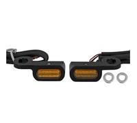For Harley For Softail For Touring For King For FLTRX FLHT FLHX 14-23 16-17 Motorcycle Mini Turn Signal Amber Light 12V E Mark(Turn Signal Light A)
