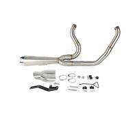 For Harley For Softail FXLR FXLRS FXRST FXLRST FXST FXBB FXBBS 18-25 Complete Exhaust Muffler Motorcycle 2 In1 Full Silencer(Chrome)