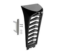 For Harley for Softail Street Bob Breakout Fat 2018 2019 2020 2021 Motorcycle Front Lower Radiator Cover Easy to replace(Black)