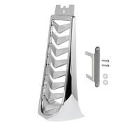 For Harley for Softail Street Bob Breakout Fat 2018 2019 2020 2021 Motorcycle Front Lower Radiator Cover Easy to replace(Chrome)