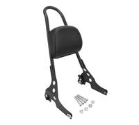 For Harley For Sportster 883 1200 XL XL883 2004-2023 Motorcycle Rear Passenger Backrest Cushion Pad(Black)