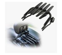 For Harley For Touring Road King Glide Street 2014-2022 Sissy Bars Motorcycle Detachable Backrest Docking Hardware Kit Motorcycle Luggage Holder(Rack Black)