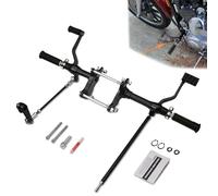 For Harley Sportster Forward Controls Kits Black Foot Pegs shift Linkages rod XL 883 1200 Foot controls pegs 1991-2003 2002 2001 2000 1999 (Black)