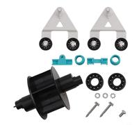 For Hayward A-Frame Turbine Replacement Kit AXV621DAT with Bearings and Soft Roller Frames For Navigator, Diver Dave and the Whale Cleaners in Black, Gray and Blue