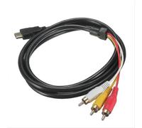 For HDMI to RCA cable, for HDMI male to 3 RCA male audio/video cable, connector A