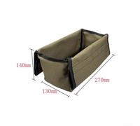 for heavy-duty Canvas Tool Tote 31x13x14cm With Buckles for | 16A sturdy canvas, multiple internal pockets, large capacity, secure buckle closure, workshop essential