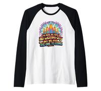 for Here We Have No Lasting City Faith Raglan Baseball Tee