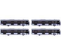 for Herpa for Airport Bus Set 4-in-1 set 1:500 Accessory Pre-built Model