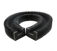 For HGR25 Linear Guide Telescopic Dust Proof Cover with Flexible Bellows Design for CNC Machines and Rails, Protective Sleeve (200mm)