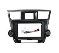 For Highlander 2008-2014 10.1" Big Screen 2din Dvd Player Panel Dash Mo Car Audio Radio Face Plate Fascia Frame(Frame and cables)