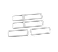 For Highlander For Kluger For XU70 2020-2023 Car Rear Roof Upper Air Conditioner Vent Outlet Cover Trim Stickers Auto Interior Gear Panel Trim(Silver)