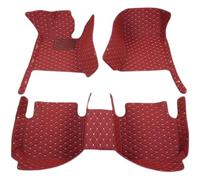 For Hilux 2015 2016 2017-2020 Full Coverage Car Floor Mat Accessories Waterproof Non-Slip Carpet Pads(Wine red)