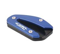 For HO&N&DA CBR1000RR CBR 1000RR CBR1000 RR Motorcycle CNC Kickstand Foot Side Stand Extension Pad Support Plate Enlarge Stand(Blue-2)