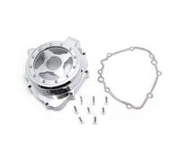 For Ho&n&da CBR600RR 2003 2004 2005 2006 Motorcycle Chromed Black Left Side Engine Stator Cover See Through