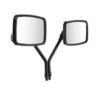 For Ho&nd&a Shadow VT750 VT1100 VF750 Pair Universal 10mm Rectangle Motorcycle Mirrors Clear Glass Mirror Black