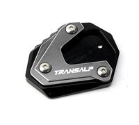 For HO&ND&A TRANSALP XL600V XL650 XLV 600 650 700 Motorcycle Accessories CNC Kickstand Foot Side Stand Extension Pad Support Plate