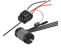 For Hobbywing EzRun MAX10 G2 80A/140A Waterproof Brushless ESC with 3652/3665 G3 Turbo Inductive Brushless Motor RC for 1/10 RC Car(140A ESC 3665 2400KV)