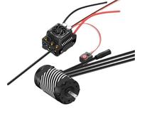 For Hobbywing EzRun MAX10 G2 80A/140A Waterproof Brushless ESC with 3652/3665 G3 Turbo Inductive Brushless Motor RC for 1/10 RC Car(140A ESC 3665 3200KV)
