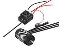 For Hobbywing EzRun MAX10 G2 80A/140A Waterproof Brushless ESC with 3652/3665 G3 Turbo Inductive Brushless Motor RC for 1/10 RC Car(140A ESC 3665 4000KV)