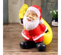 For Holiday Resin Figurines Set Including Santa, Snowman, Reindeer, and Christmas Tree for Festive Seasonal Display Around the House (big yellow)