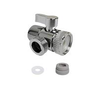 for Home Kitchen Water Tap Nozzle in Two Out Faucet Adapter Sink Splitter for Toilet Bidet Shower Bathroom(Plastic)