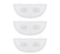For HomeRunPet Cat and Dog Drinking Fountain Replacement Filters, Triple Filtration with Coconut Activated Carbon and Cotton Layers, for Wireless Models WF20 and CF20, 3 Pack