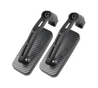 For Hon&da CB1000R/1300/600F Hornet/400 CBF600/125 CBR125R Shadow Valkyrie Magna Rebel Motorcycle Mirrors Aluminium Rearview Mirror(Black 1)