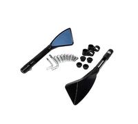 For Hon&da CB190R CB300F CB500F CB600F CB1100R PCX125 PCX150 Universial 8mm 10mm Motorcycle E-Bike Rearview Mirrors Convex Mirror Compatible Parts(Black)