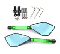 For Hon&da CB600F CB650F CB900 CB599 CB600 Hor&net Motorcycle Mirror CNC Side Rearview Blue Anti-glare Mirror(Green)
