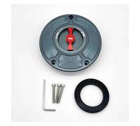 For HON&DA CBR600RR CBR1000RR/Fireblade CBR600RR CBR1000RR Motorcycle Gas Fuel Tank Cap Cover(Gray and Red)