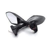 For Hon&da CBR900RR 1993-2004 CBR1000 CBR1000RR 2004-2007 CBF1000 2010-2011 Universal Motorcycle Rearview Mirror With Turn Signal Compatible Parts(Black 1)