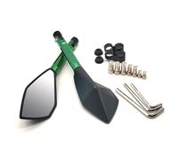 For Hon&da CRM250R CRF250L CRF250M CRF1000L CRF 250L 250M CNC Accessories Motorcycle Rearview Mirror Moto Blind Spot Side Mirror(Green)
